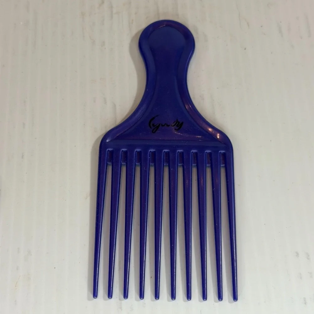Vintage‎ Goody Lift Comb Hair Pick Lot of 2 Retro 1980s 1990s Gray Purple